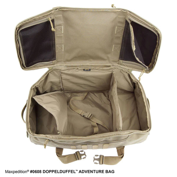 Maxpedition Doppelduffel Adventure Bag Black