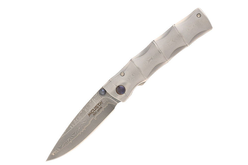 סכין מתקפלת Mcusta MC-33D Shinra Take VG-10 Core Damascus Blade 9.5cm