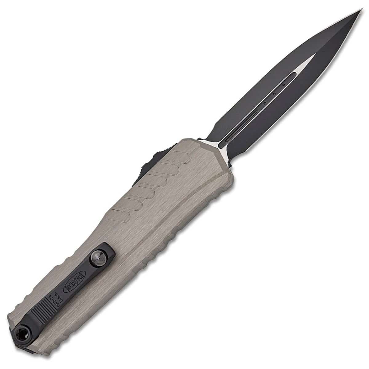 Microtech Cypher® II D/E Natural Clear Standard 1242-1NC