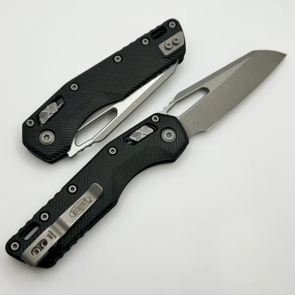 Microtech MSI FLUTED G-10 BLACK, APOC STD 210-10APFLGTBK