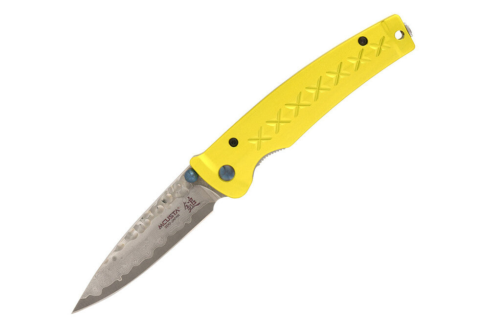 Mcusta MC-164D Fusion VG-10 Core Damascus Gold Anodized Aluminum 10.7cm