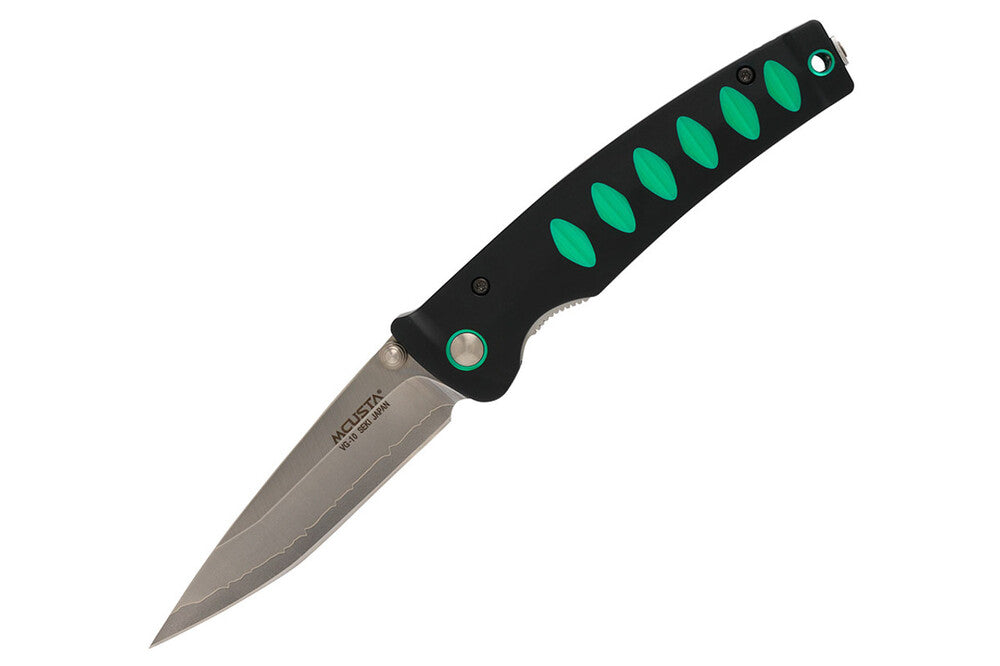 Mcusta MC-44C Katana VG-10 Core San Mai Black/Green Anodized Aluminum 10.8cm