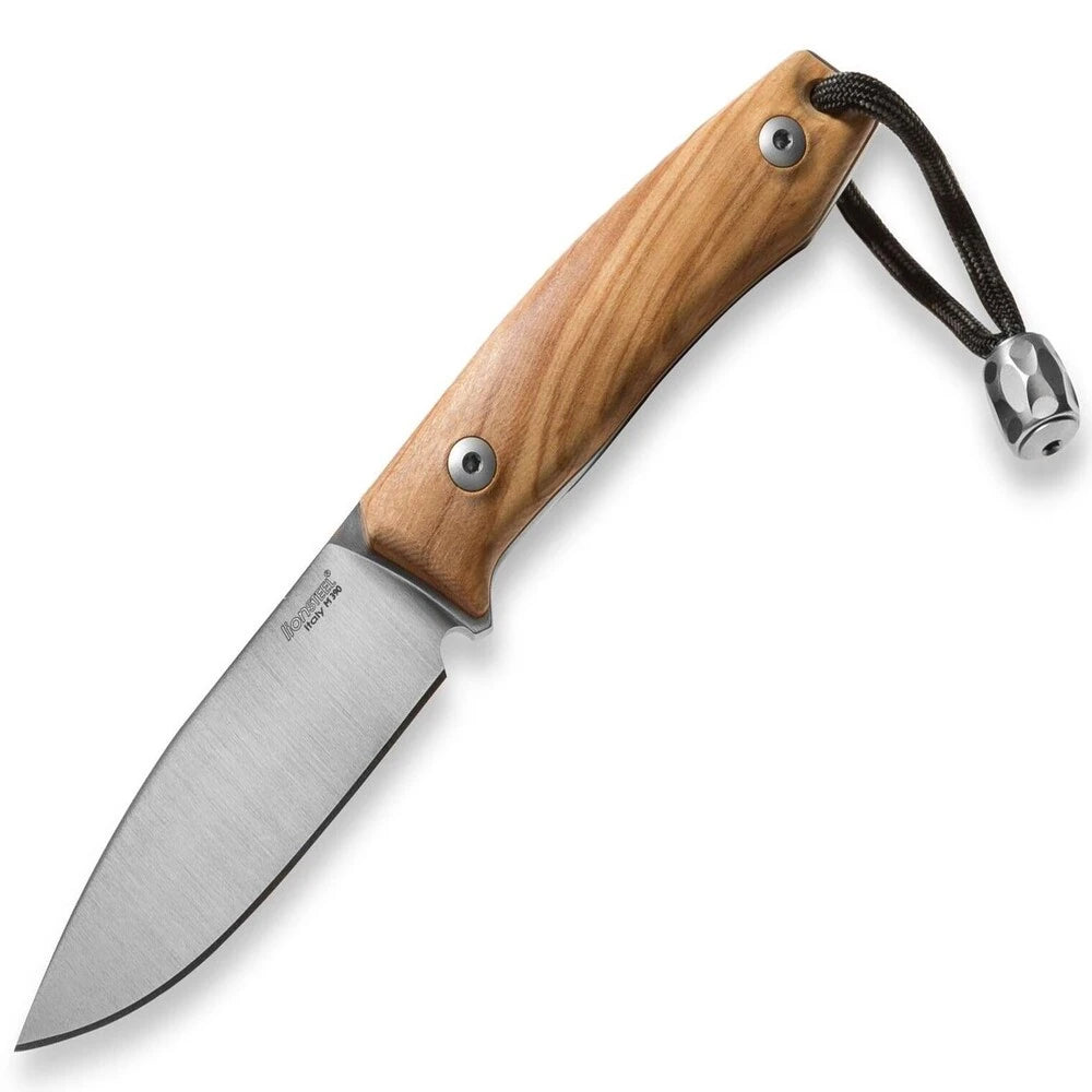 סכין מתקפלת LionSteel M1 M390, ידית מעץ זית, נרתיק עור M1 UL