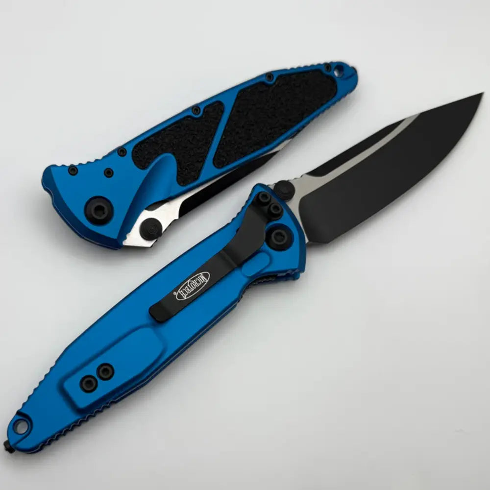 Microtech SOCOM ELITE S/E-M BLACK STANDARD BLUE 160-1BL