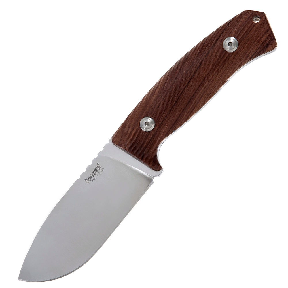 LionSteel M3 - FIXED BLADE SANTOS WOOD HANDLE LEATHER SHEATH M3 ST