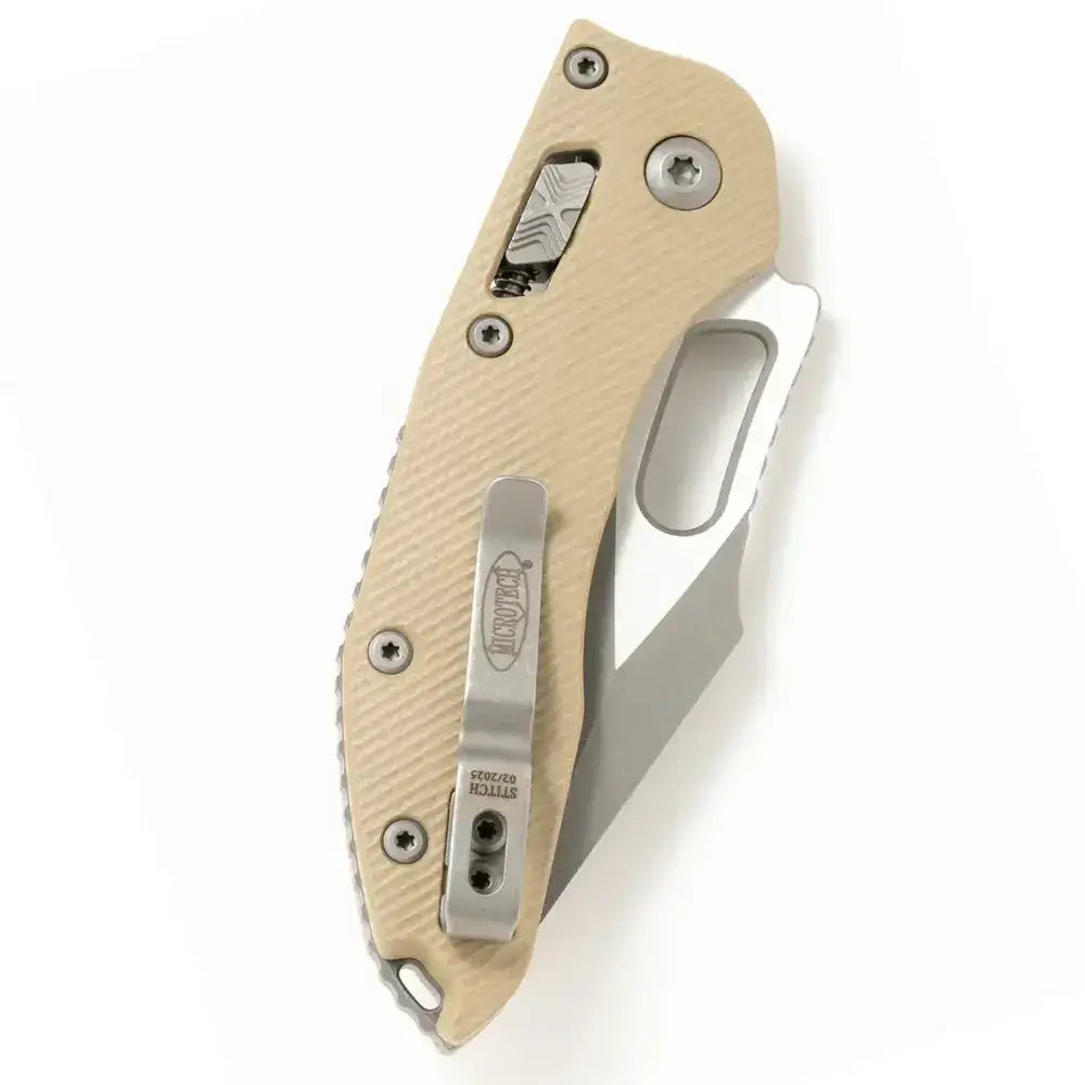 Microtech STITCH RAM-LOK APOC FLUTED G-10 TAN COVER STD 169RL-10APFLGTTA