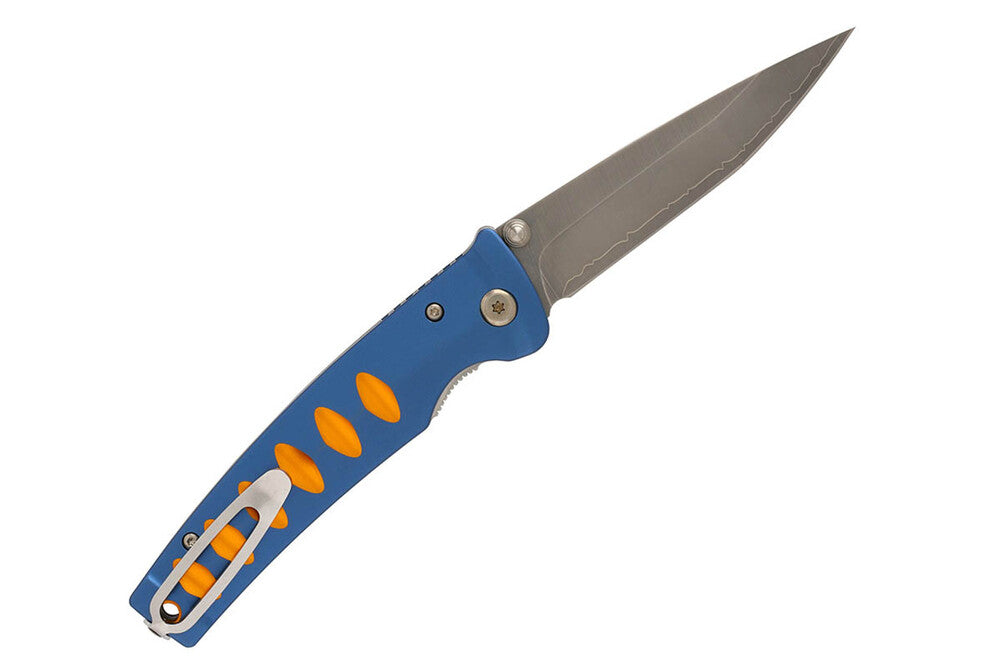 Mcusta MC-42C Katana VG-10 Core San Mai Blue/Orange Anodized Aluminum 10.8cm