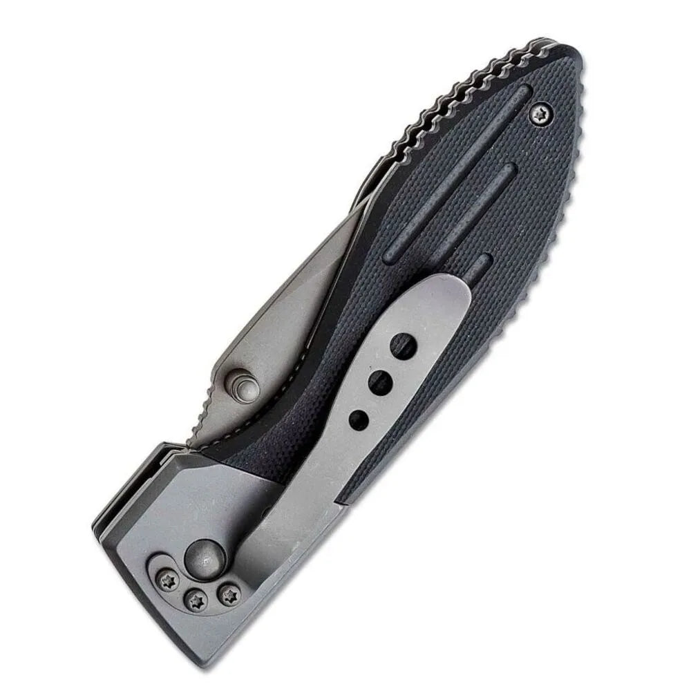 KA-BAR 3074 Warthog Folder ,Tanto Plain Edge