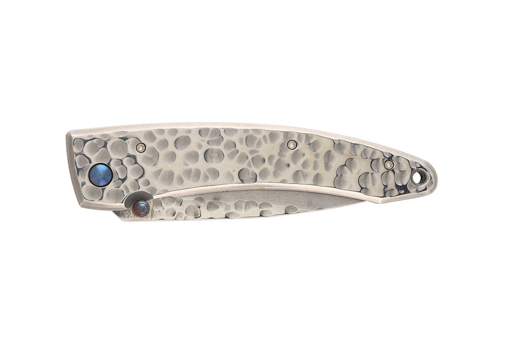 Mcusta MC-114D Forge Tsuchi VG-10 Core Damascus Blade Stainless Framelock 12cm