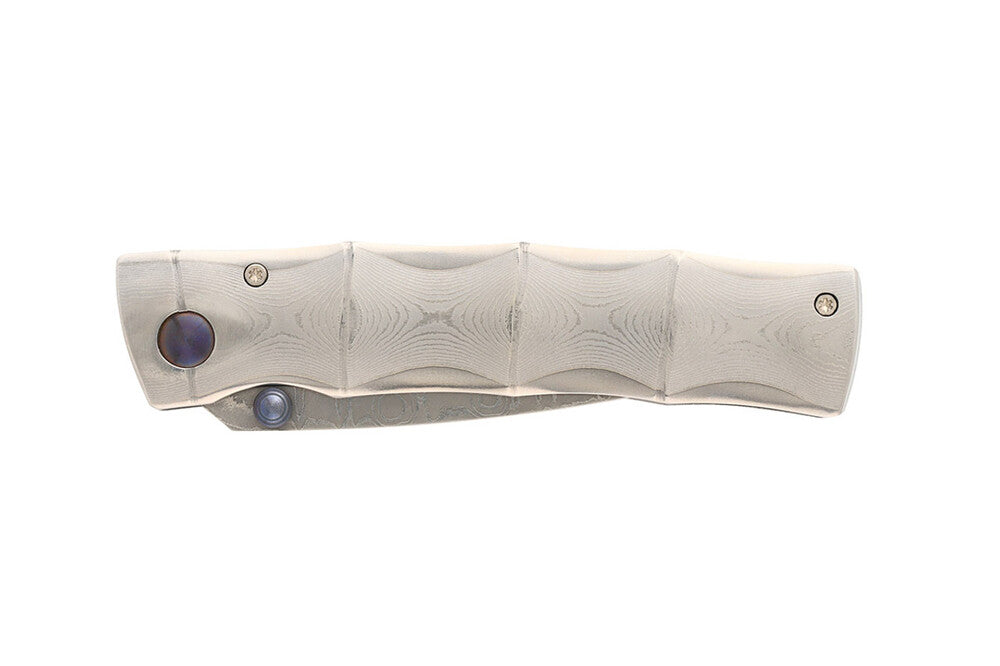סכין מתקפלת Mcusta MC-33D Shinra Take VG-10 Core Damascus Blade 9.5cm