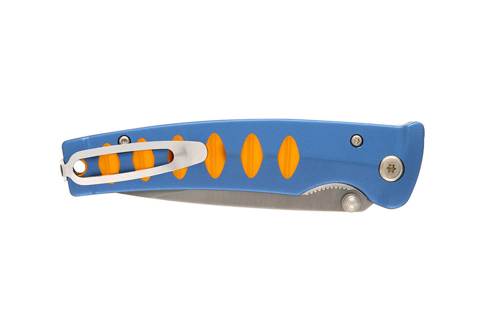 Mcusta MC-42C Katana VG-10 Core San Mai Blue/Orange Anodized Aluminum 10.8cm