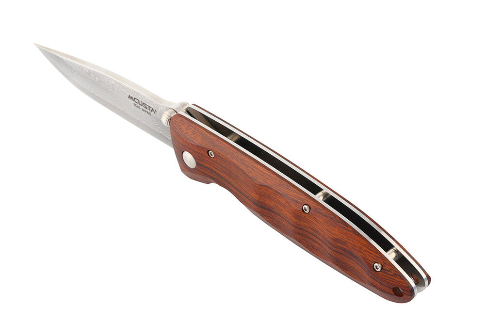 Classic Wave VG-10 Core Damascus Ironwood 11cm Folding Knife