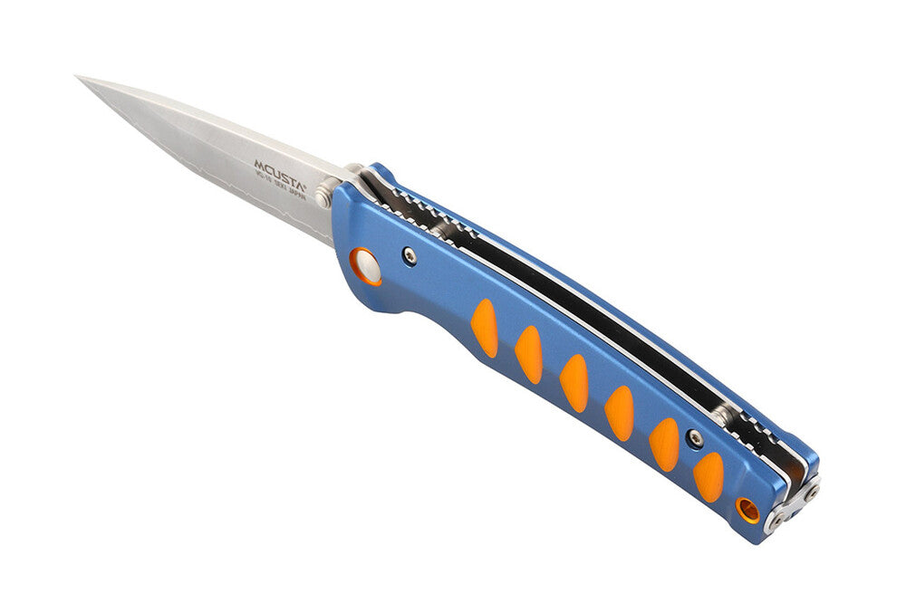 Mcusta MC-42C Katana VG-10 Core San Mai Blue/Orange Anodized Aluminum 10.8cm