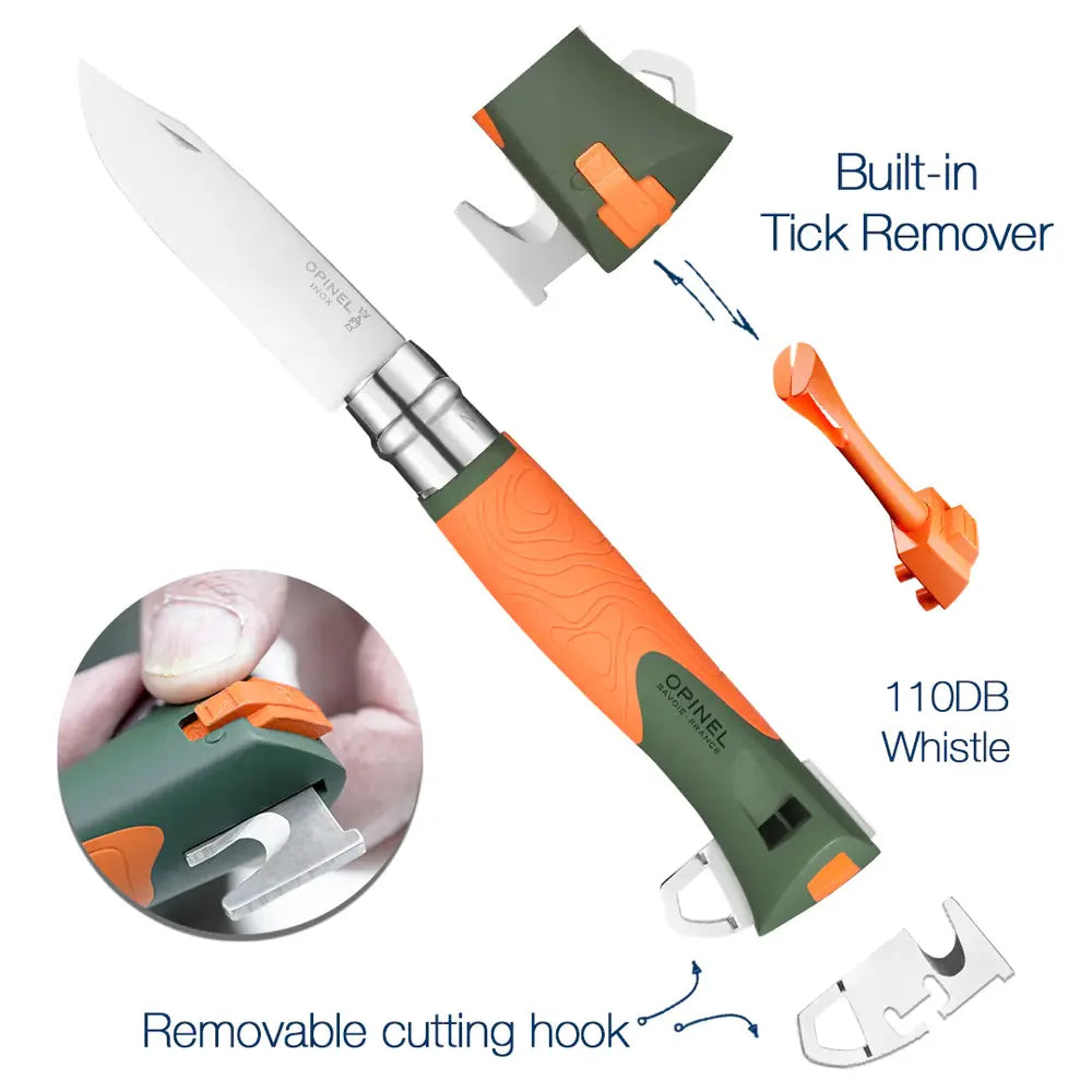 Opinel No.12 Stainless Steel Explorer Outdoor Folding Knife