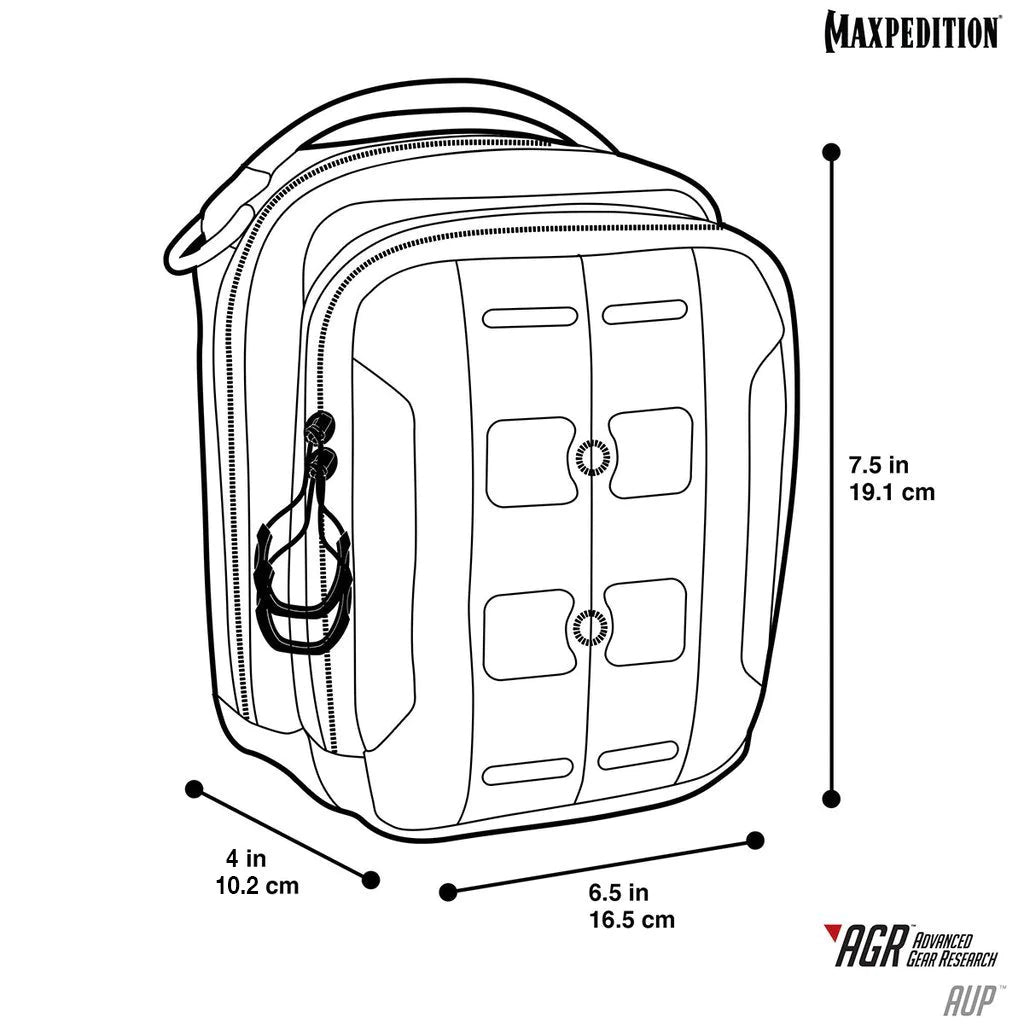Maxpedition Aup Accordion Utility Pouch Black