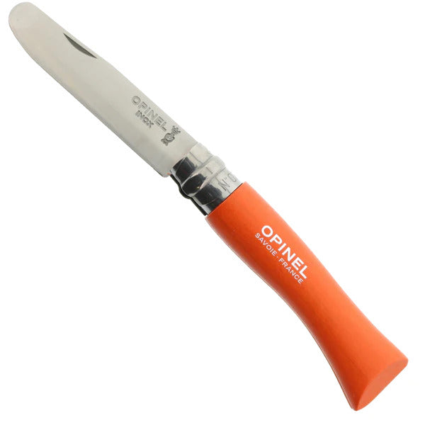 My First Opinel No.7 Stainless Steel Children’s Folding Knife with Safety Rounded Tip