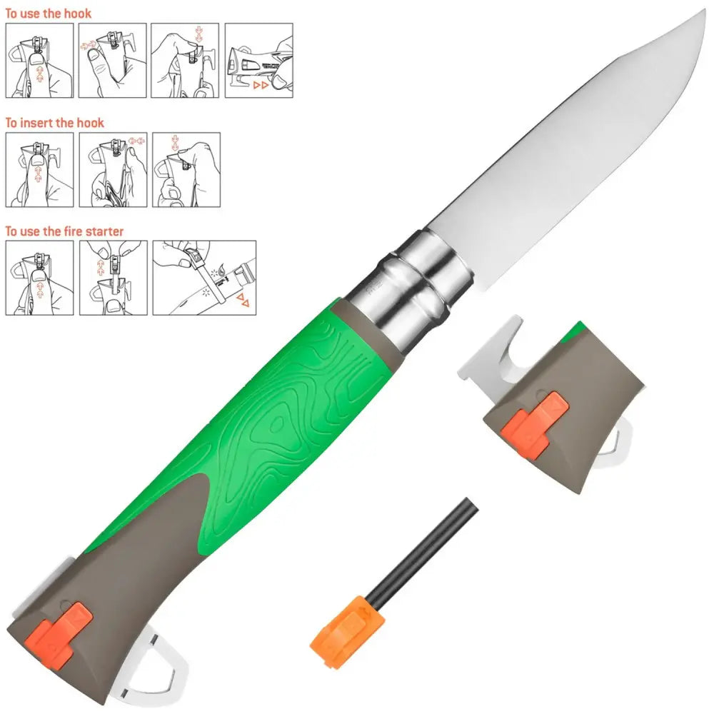 Opinel No.12 Stainless Steel Explorer Outdoor Folding Knife