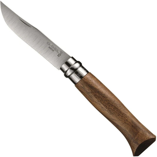 Opinel N°08 Stainless Steel Walnut Folding Knife