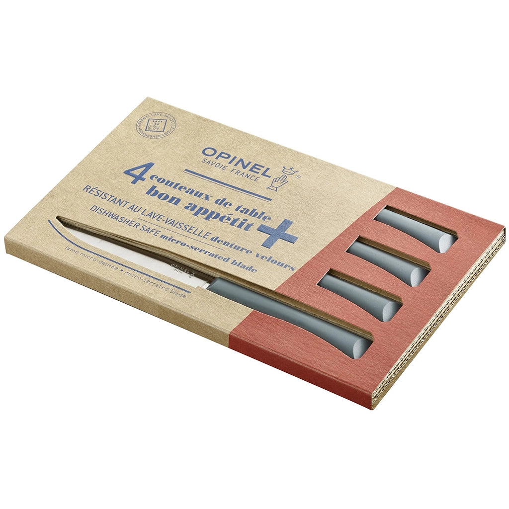Opinel N°125 Bon Appetit Plus מארז של 4 סכיני שולחן