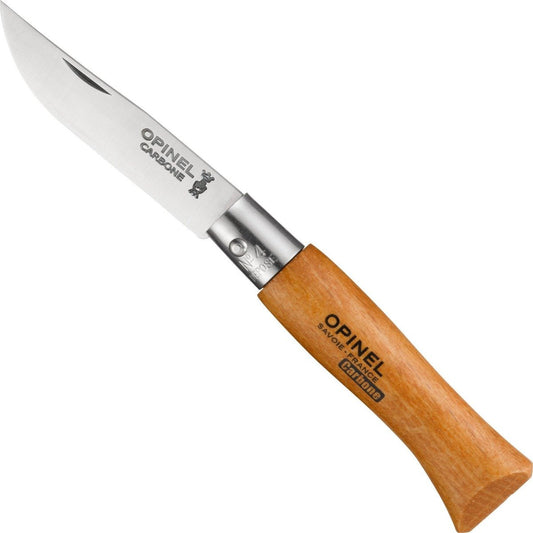 Opinel אופינל סכין מתקפלת מס' 04 פלדת פחמן