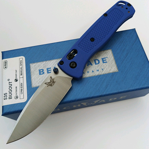 Benchmade Bugout - Blue 535 Folding Knife