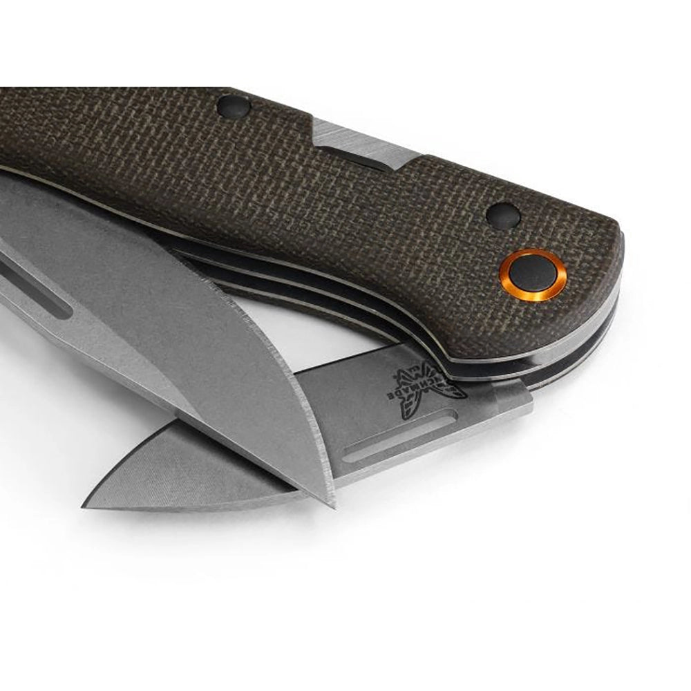 סכין Benchmade Weekender אפור Micarta