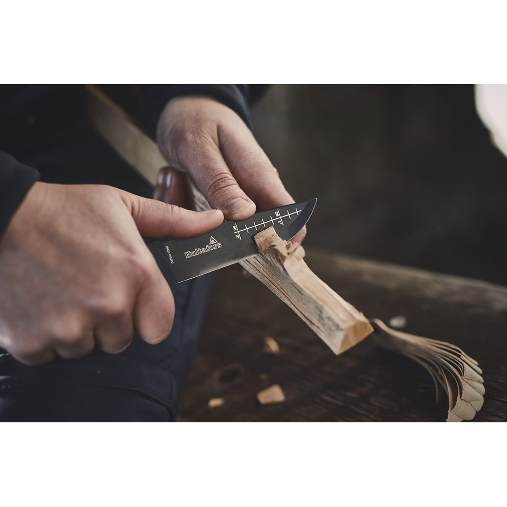 Hultafors OK4 הולטהפורס בושקראפט
להב מפלדה בעלת ערך פחמני גבוה