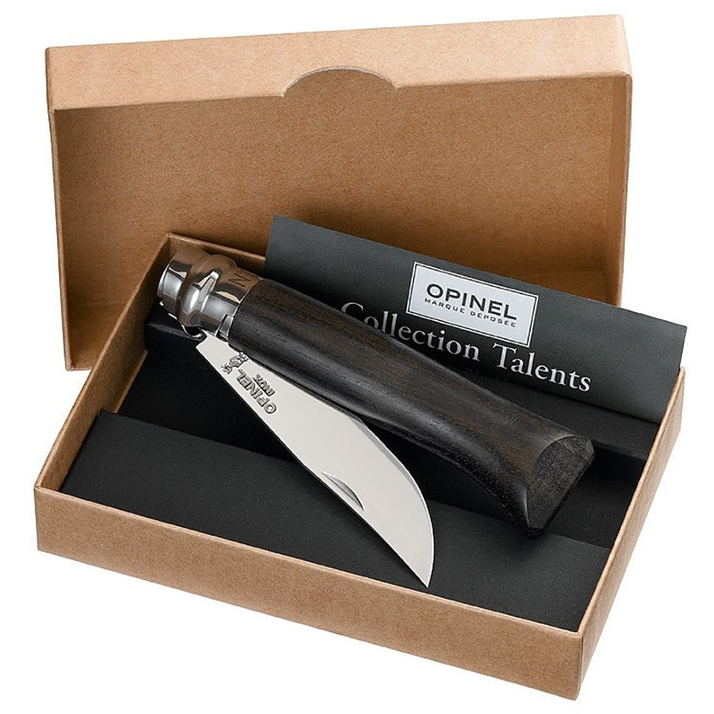Opinel N°08 Folding Knife Ebony Handle