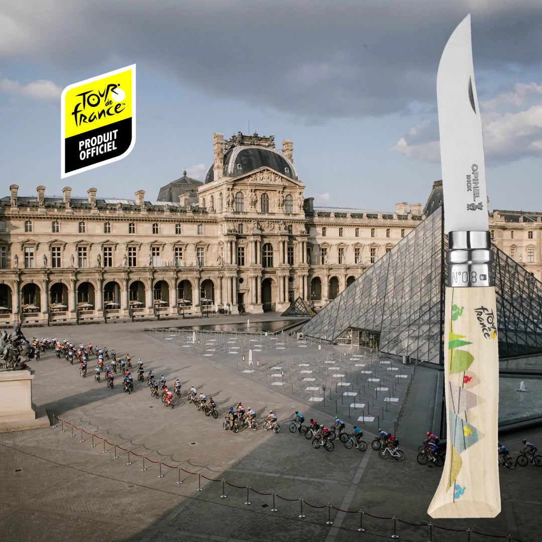 Opinel No.08 Tour de France Folding Knife - Les Lacets