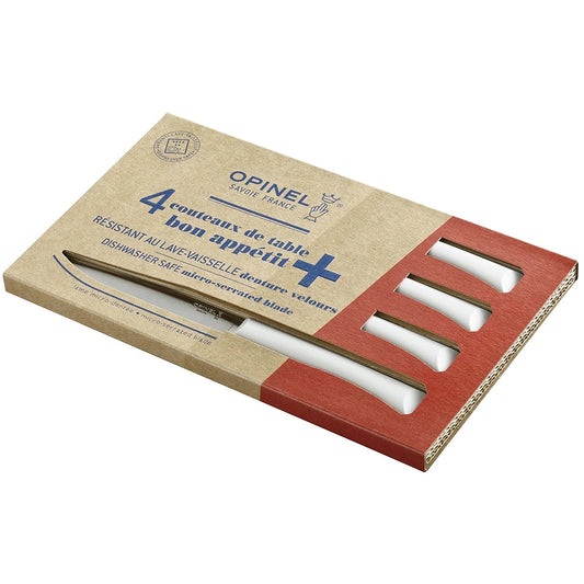 Opinel N°125 Bon Appetit Plus מארז של 4 סכיני שולחן