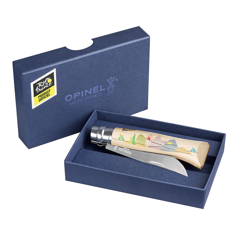 Opinel No.08 Tour de France Folding Knife - Les Lacets