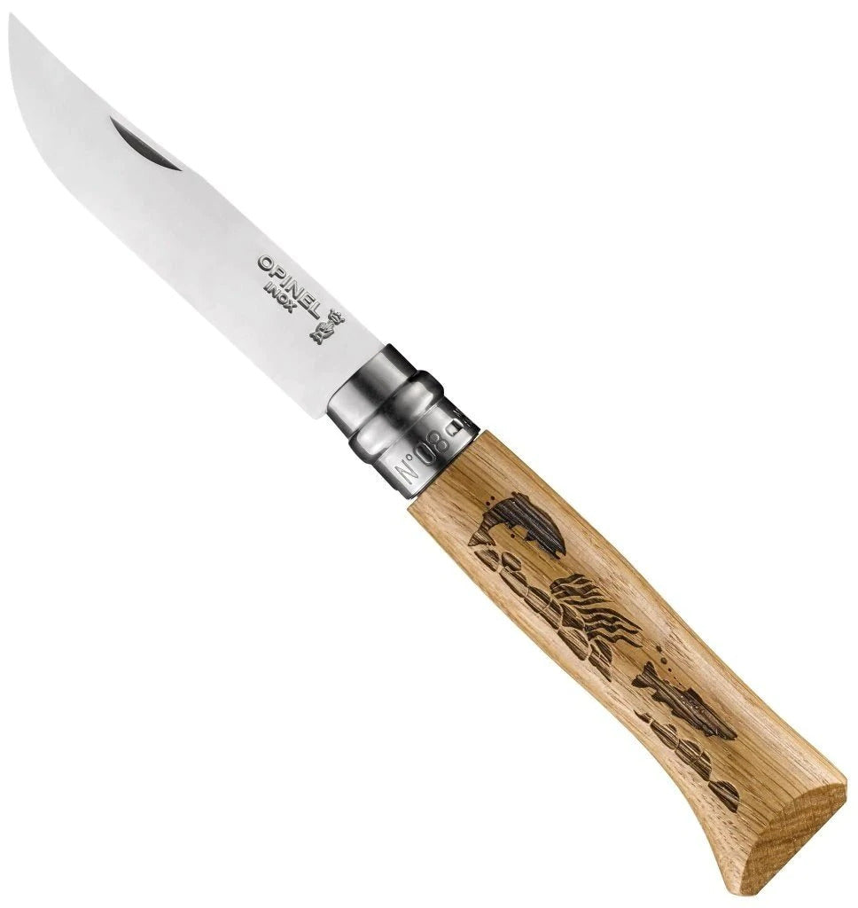 Opinel N°8 Folding Knives - Animalia
