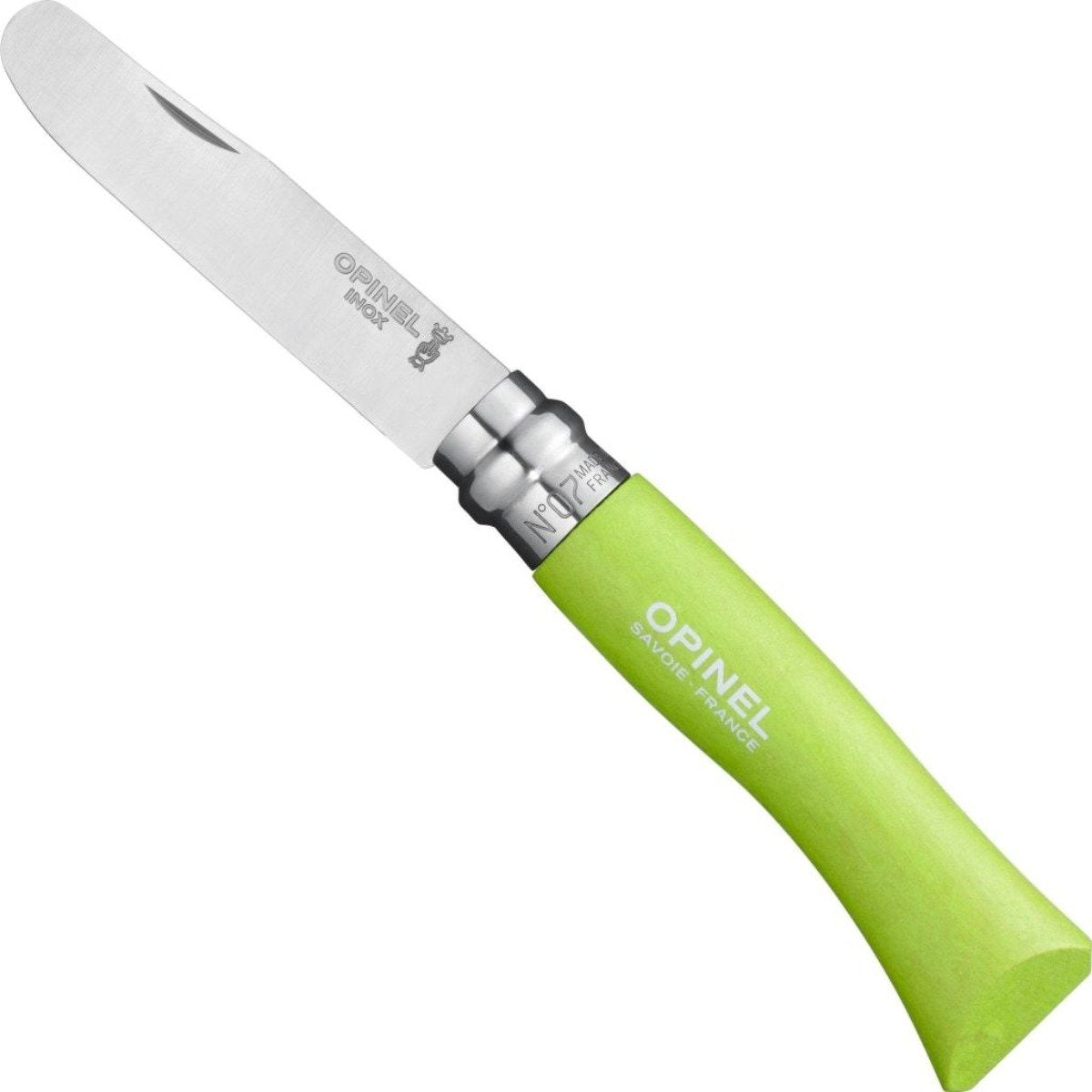 My First Opinel No.7 Stainless Steel Children’s Folding Knife with Safety Rounded Tip