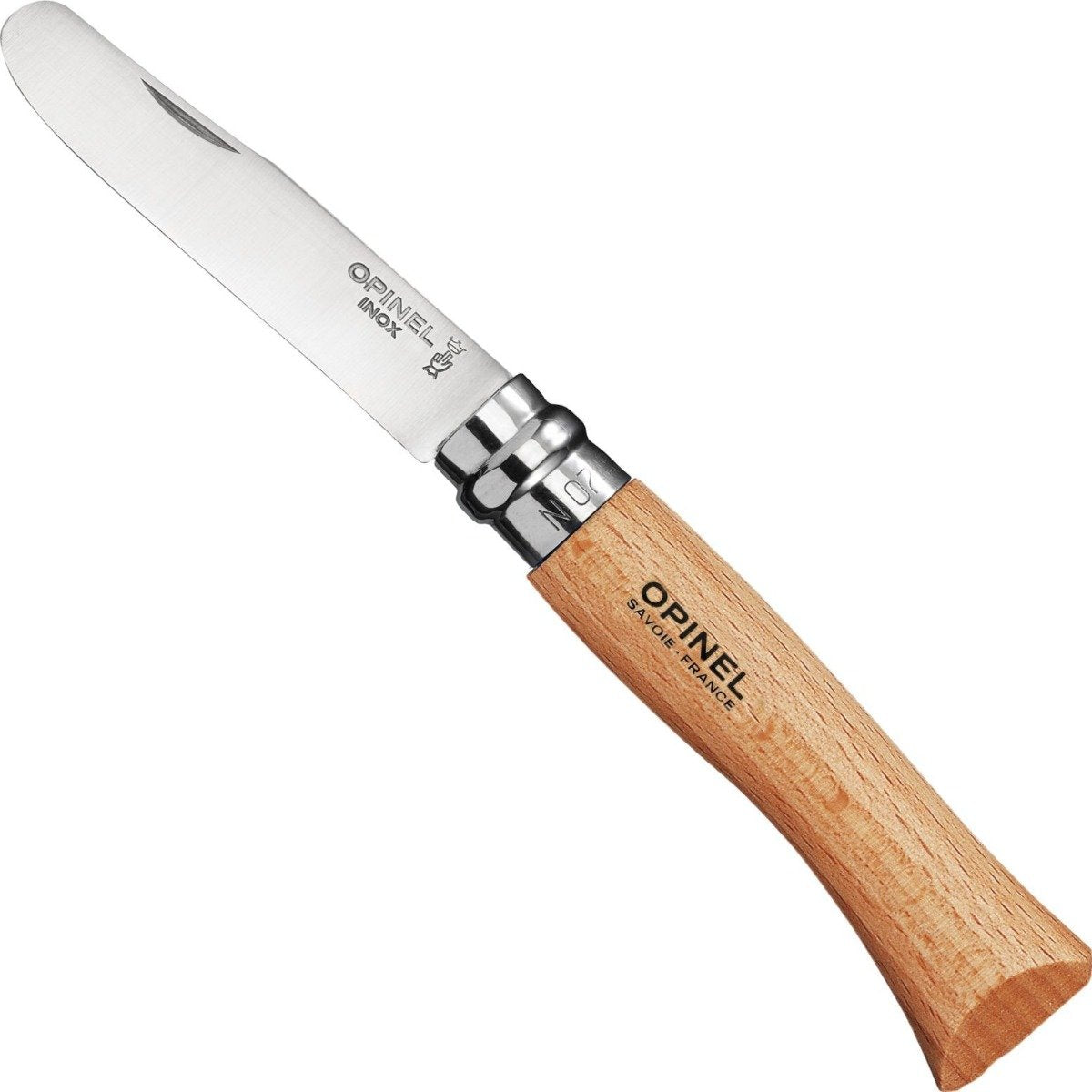 My First Opinel No.7 Stainless Steel Children’s Folding Knife with Safety Rounded Tip