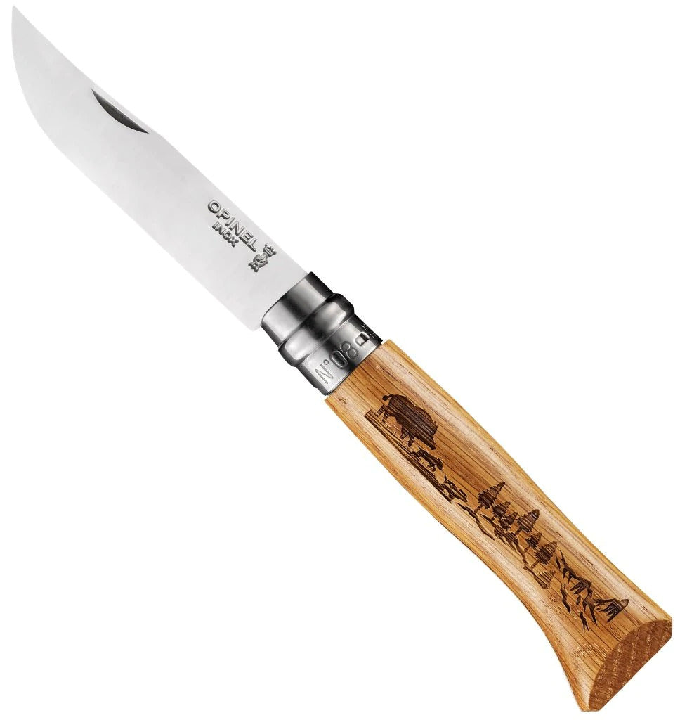Opinel N°8 Folding Knives - Animalia