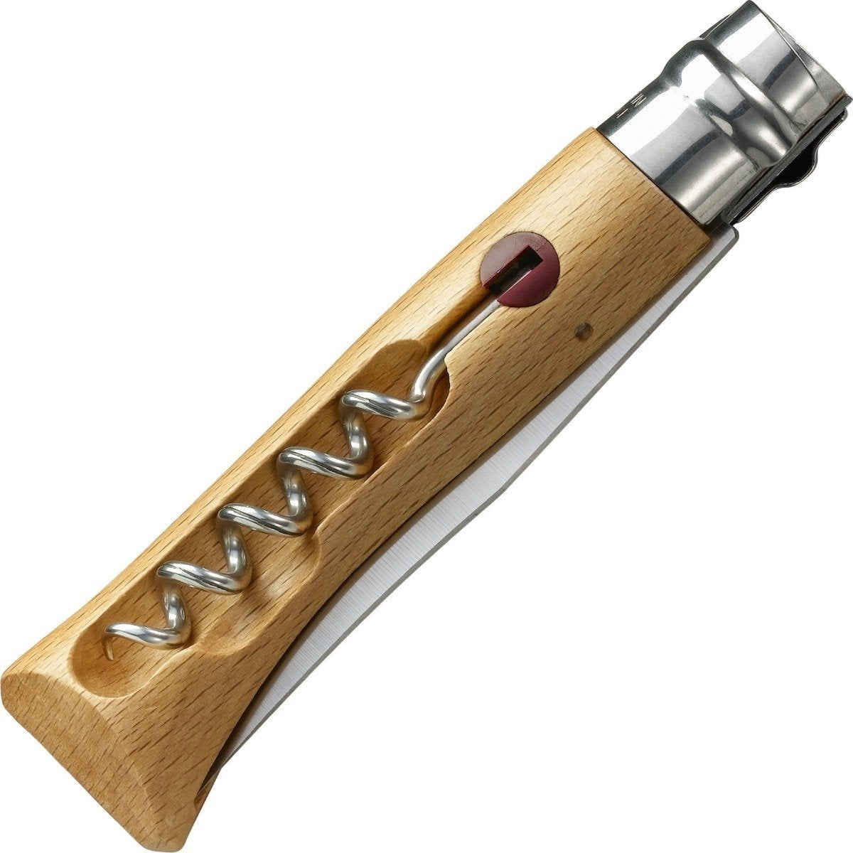 Opinel N°10 Corkscrew Stainless Steel Folding Knife