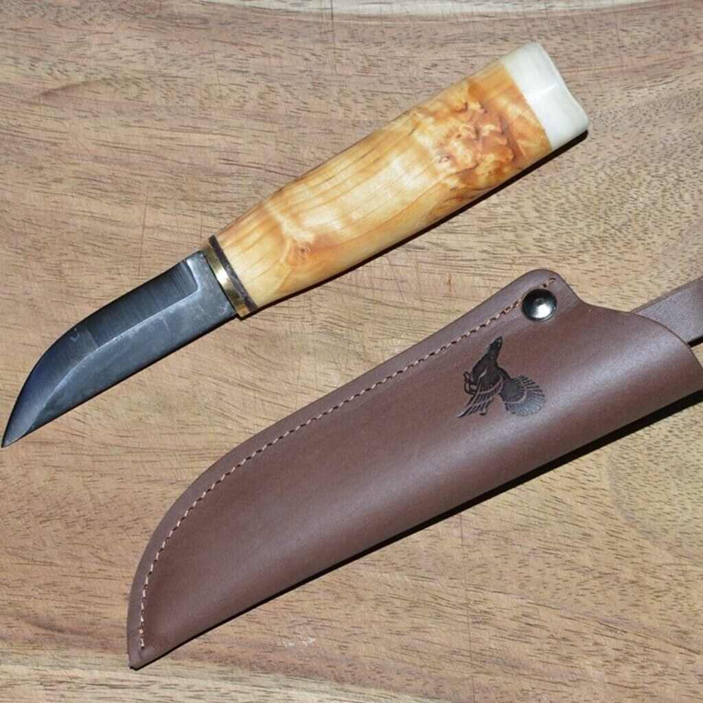 Paaso 64 Puukot Lintu Puukko Knife 8 cm סכין פאסו בושקראפט