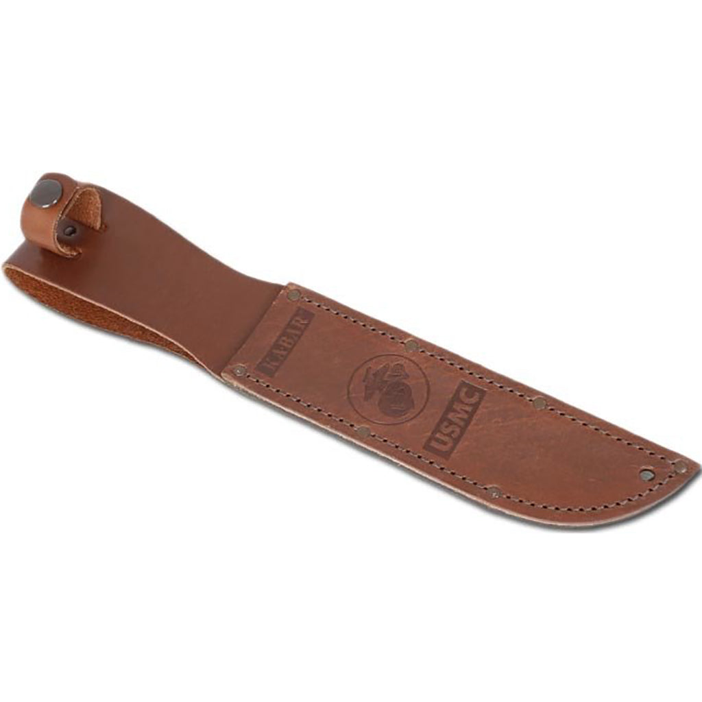 KA-BAR 1217 USMC Knife with Leather Sheath