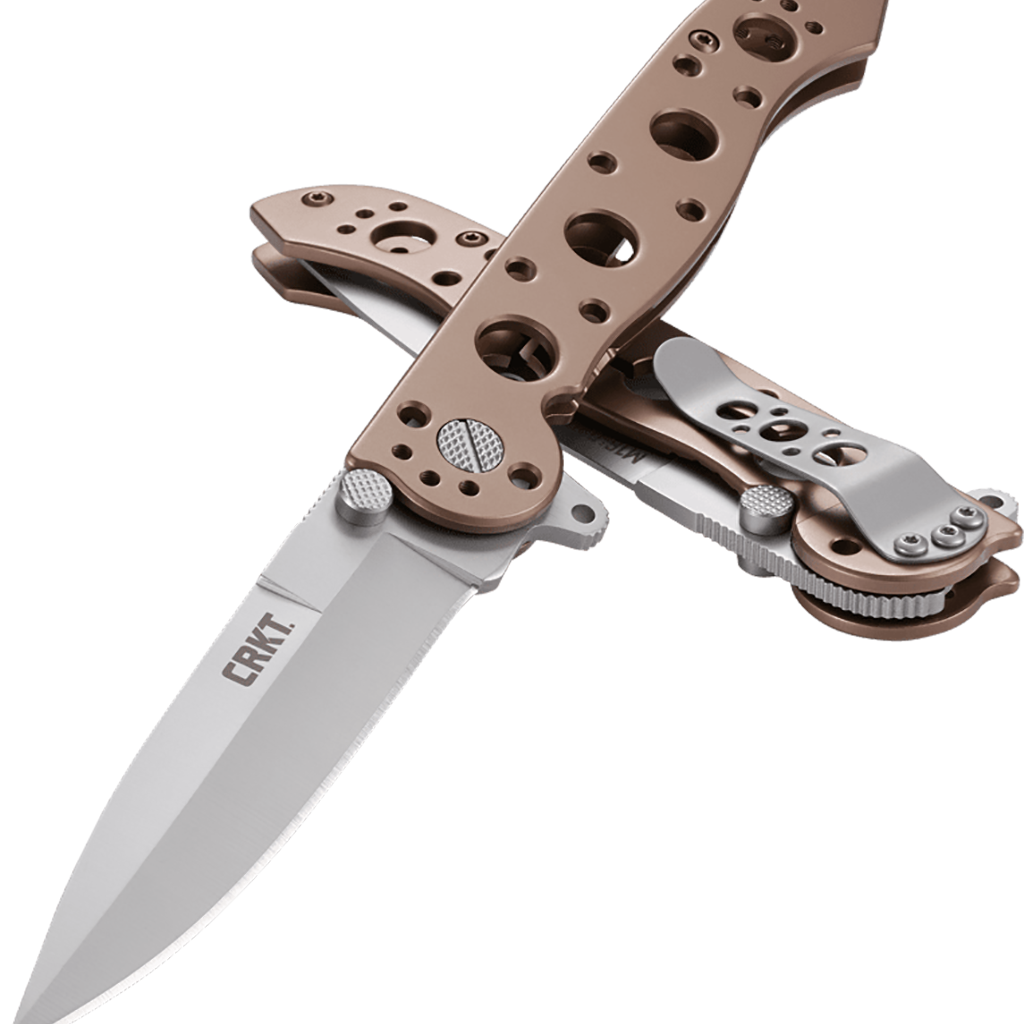 סכין מתקפלת CRKT M16-03BS עם מנעול מסגרת ברונזה