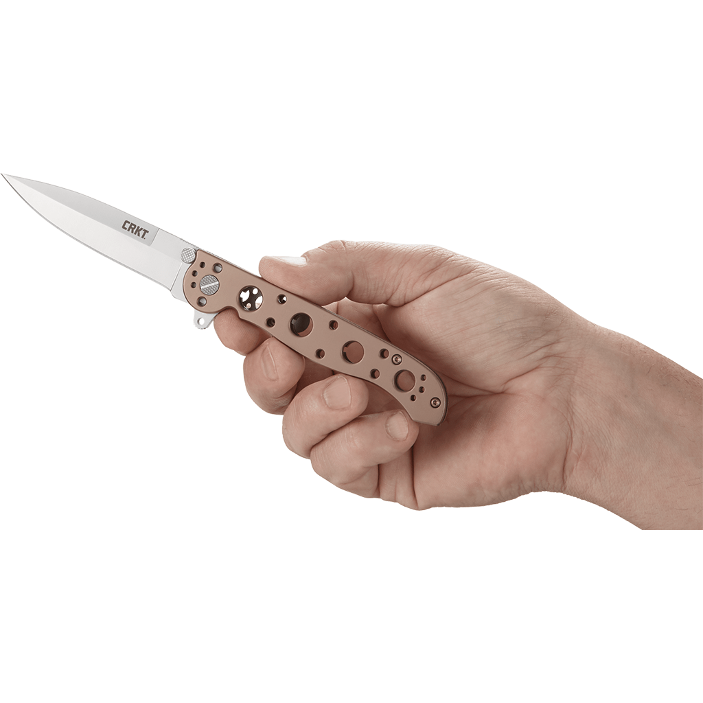 סכין מתקפלת CRKT M16-03BS עם מנעול מסגרת ברונזה