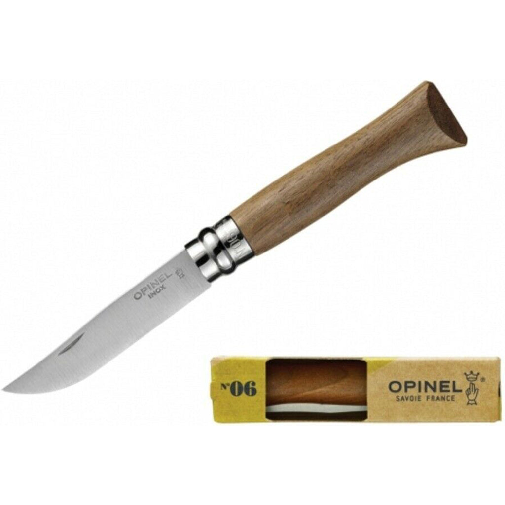 Opinel N°06 Stainless Steel Walnut Folding Knife
