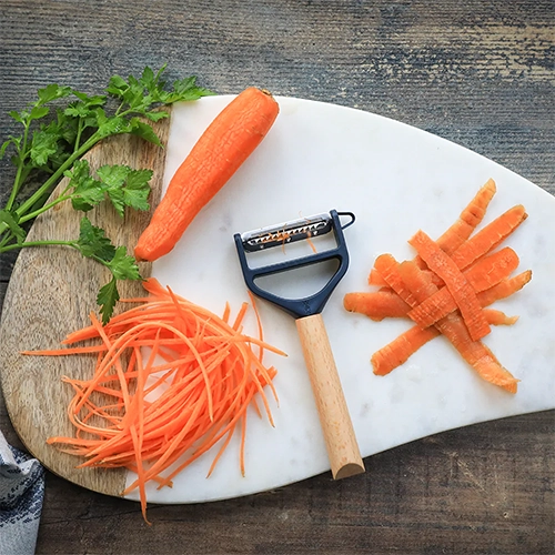 Opinel T-DUO Peeler Wood Handle