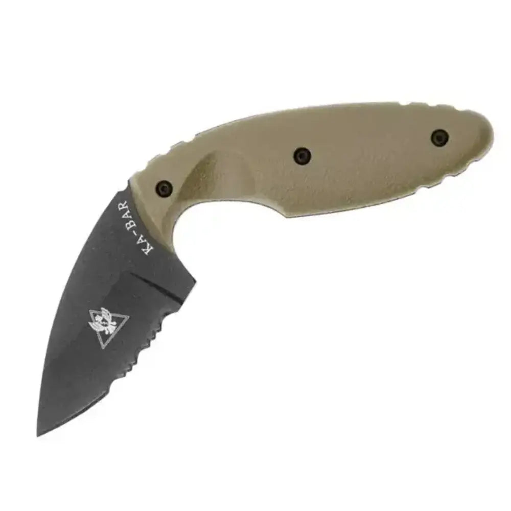 KA-BAR 1477CB Original TDI Half-Serrated – סכין טקטית קבועה עם להב חצי משונן