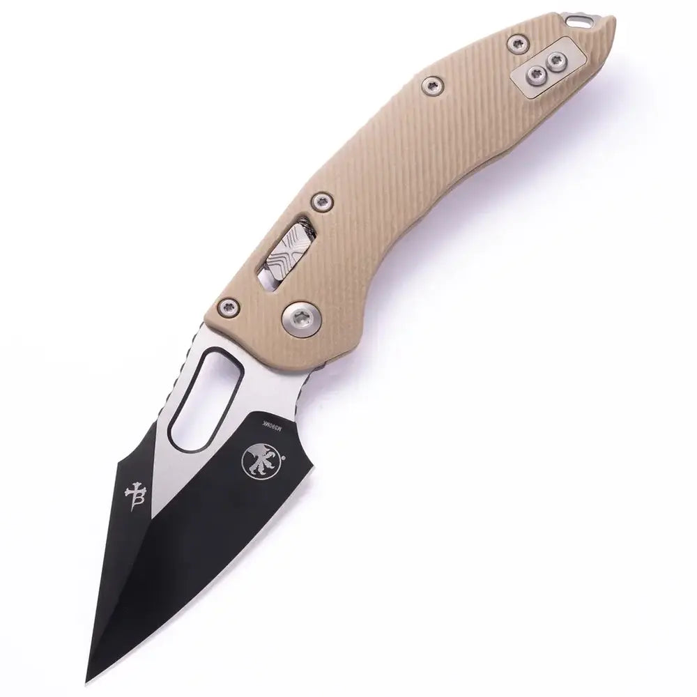Microtech Stitch Ram-LOK 169RL-1FLGTTA – סכין מתקפלת בצבע מדברי