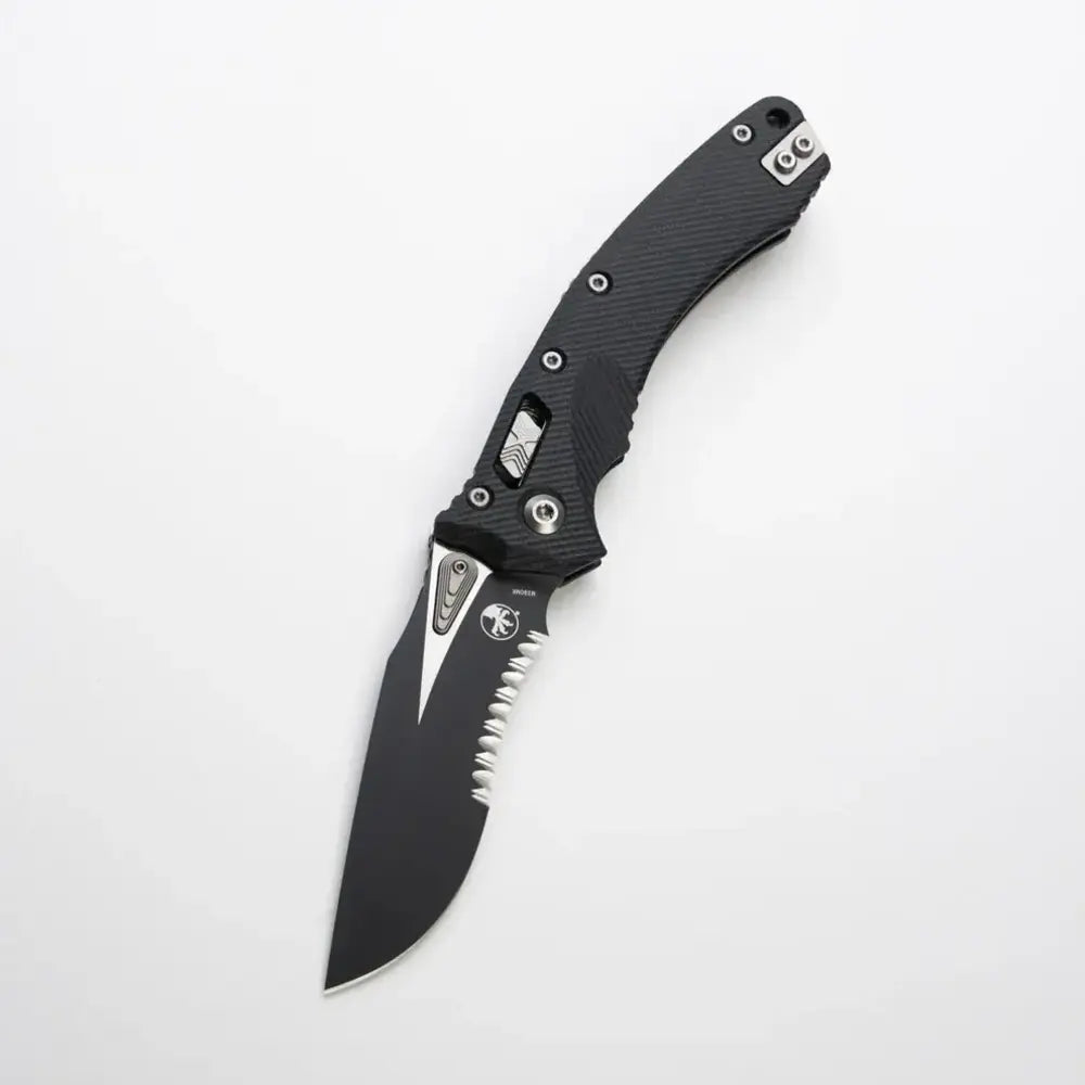 Microtech Amphibian 137RL-2FLGTBK – סכין מתקפלת בצבע שחור