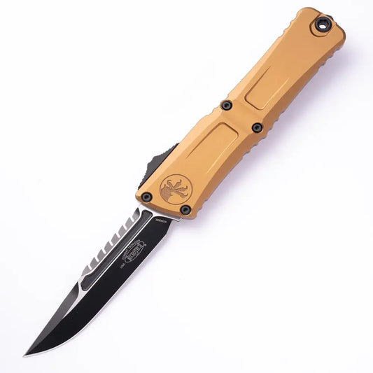 Microtech Combat Troodon® Interceptor® Gen III Signature Series Tan Standard (1217-1TAS)