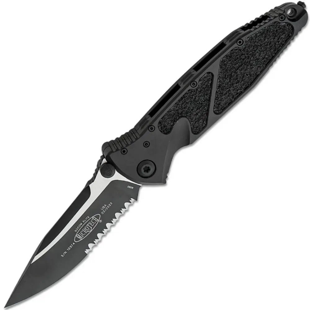 Microtech SOCOM Elite 160-2T – סכין מתקפלת בצבע שחור