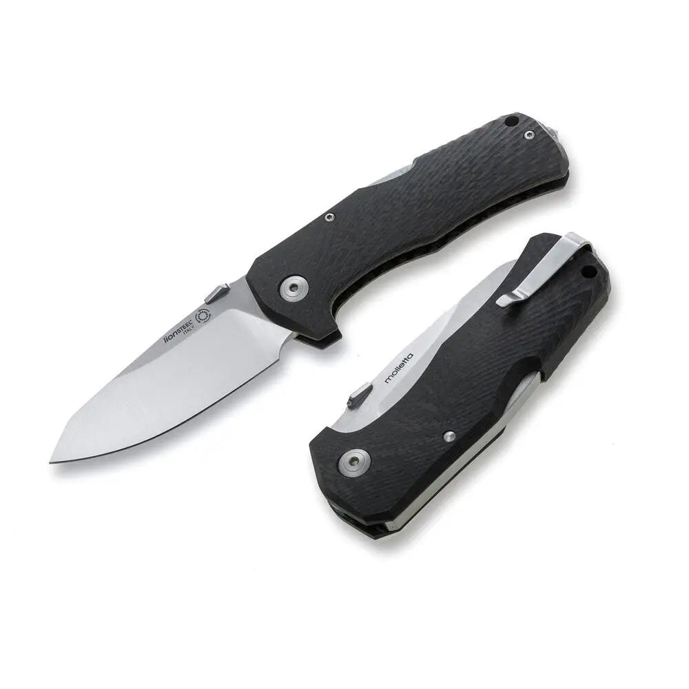 LionSteel  TM1 - FOLDING KNIFE, SATIN BLADE, CARBON FIBER HANDLE TM1 CS