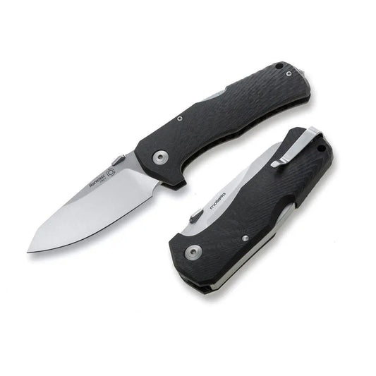 LionSteel  TM1 - FOLDING KNIFE, SATIN BLADE, CARBON FIBER HANDLE TM1 CS