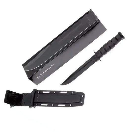 KA-BAR 1213 USMC Fighting Knife – סכין קומנדו קבועה בצבע שחור